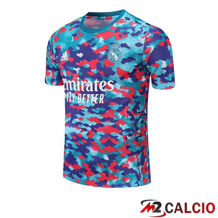 Maglia Allenamento Real Madrid Blu 2021/2022