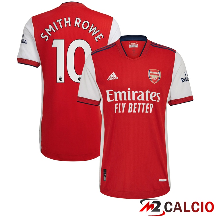 Maglia FC Arsenal (SMITH ROWE 10) Prima Rosso/Bianco 2021/2022