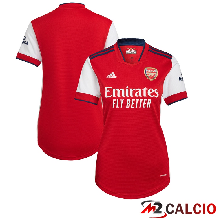 Maglie Calcio FC Arsenal Donna Prima Rosso/Bianco 2021/2022