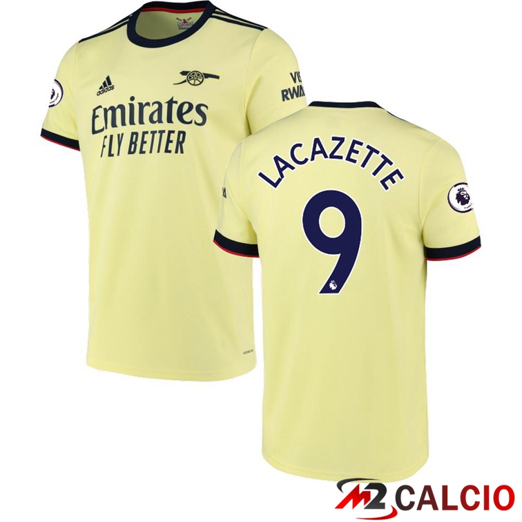 Maglia FC Arsenal (LACAZETTE 9) Seconda Giallo 2021/2022