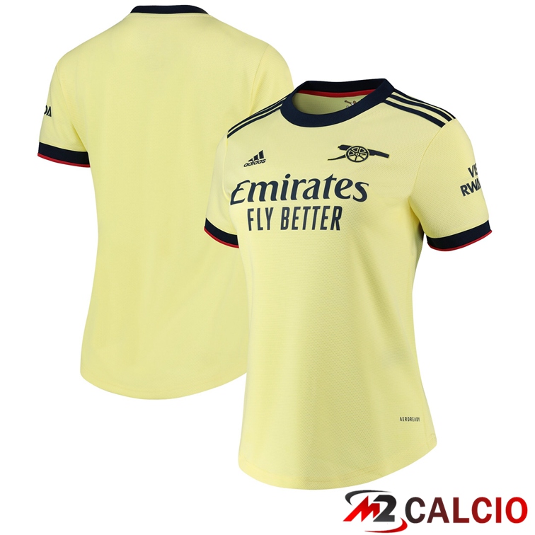 Maglie Calcio FC Arsenal Donna Seconda Giallo 2021/2022