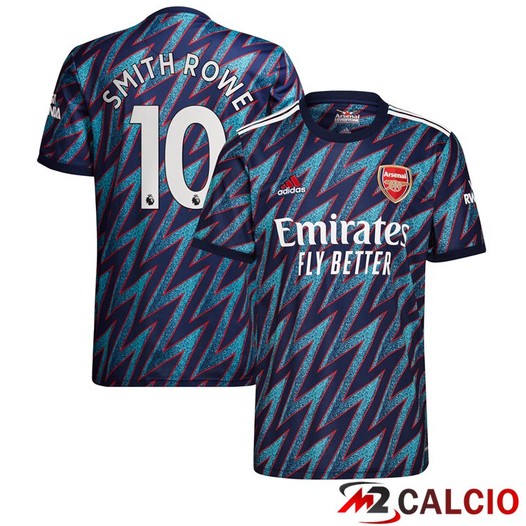 Maglia FC Arsenal (SMITH ROWE 10) Terza Blu 2021/2022