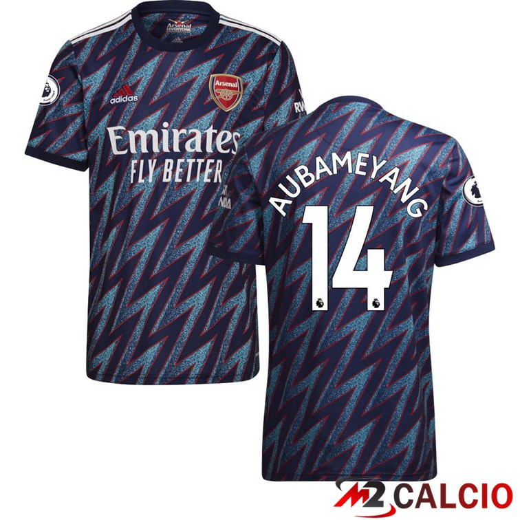 Maglia FC Arsenal (AUBAMEYANG 14) Terza Blu 2021/2022