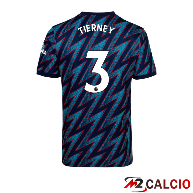 Maglia FC Arsenal (KIERAN TIERNEY 3) Terza Blu 2021/2022