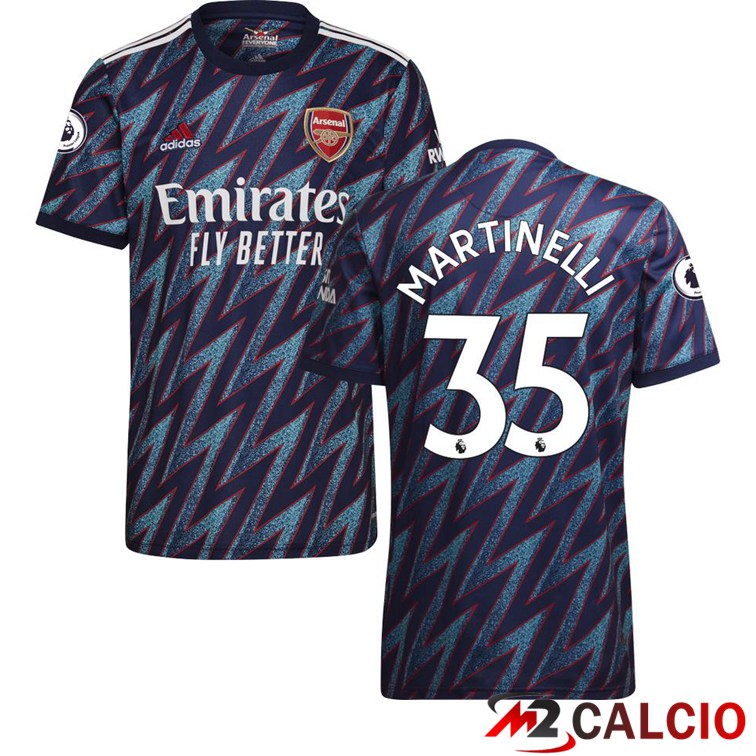 Maglia FC Arsenal (MARTINELLI 35) Terza Blu 2021/2022