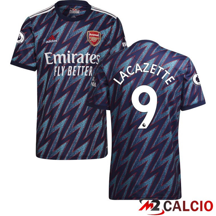 Maglia FC Arsenal (LACAZETTE 9) Terza Blu 2021/2022