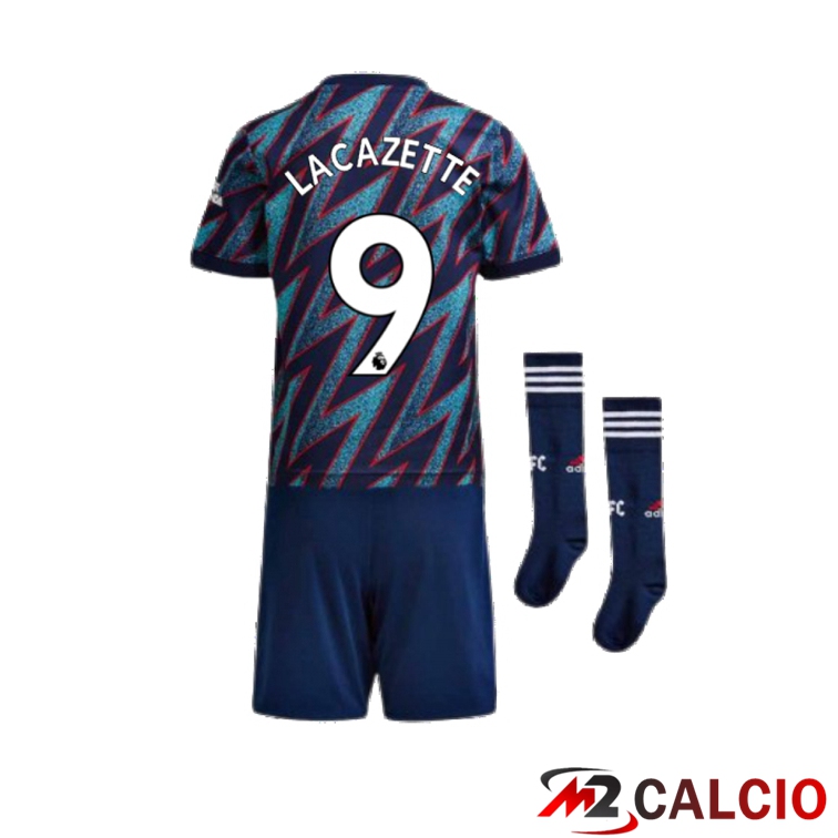 Maglia FC Arsenal (LACAZETTE 9) Bambino Terza Blu 2021/2022