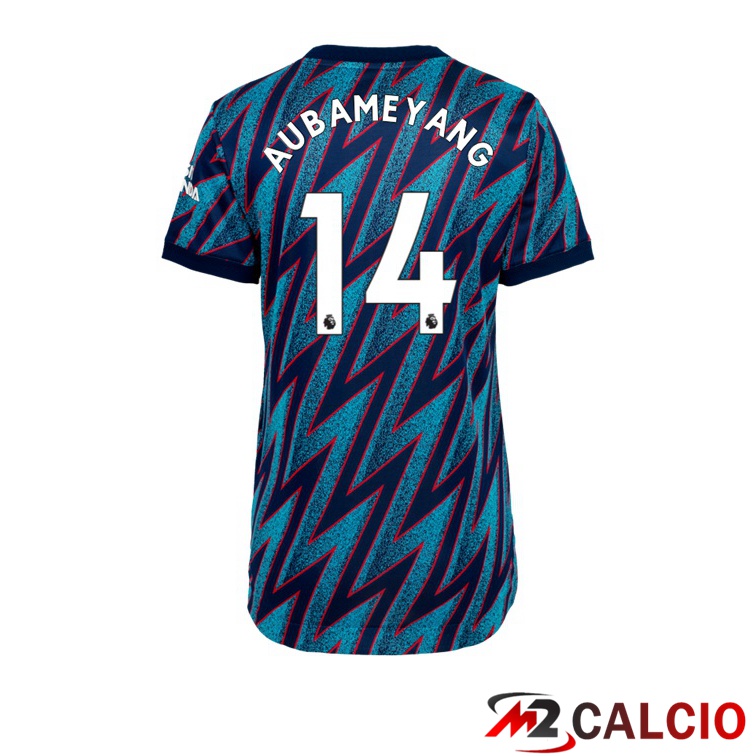Maglia FC Arsenal (AUBAMEYANG 14) Donna Terza Blu 2021/2022