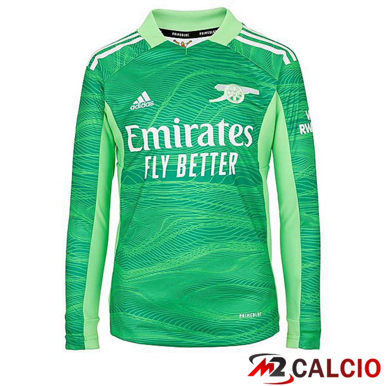 Maglia FC Arsenal Portiere Manica Lunga Verde 2021/22