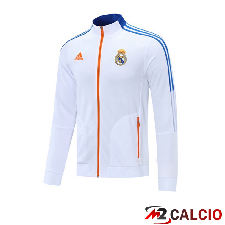 Giacca Calcio Real Madrid Bianco 2021/2022