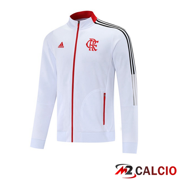 Giacca Calcio Flamengo Bianco 2021/2022