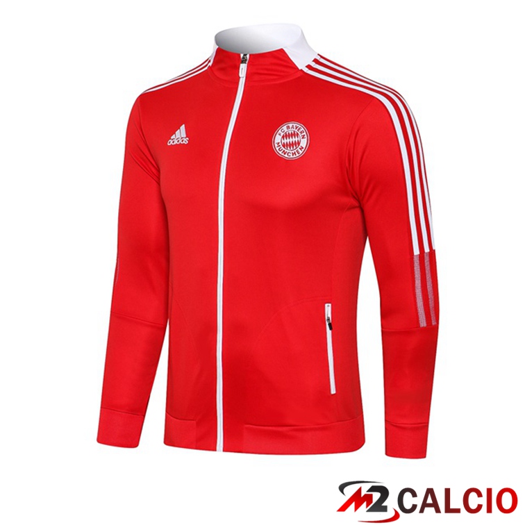 Giacca Calcio Bayern Monaco Rosso 2021/2022
