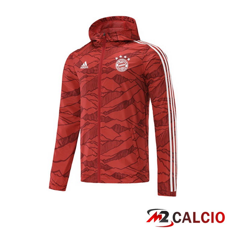 Giacca A Vento Bayern Monaco Rosso 2021/2022