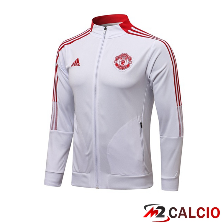 Giacca Calcio Manchester United Bianco 2021/2022