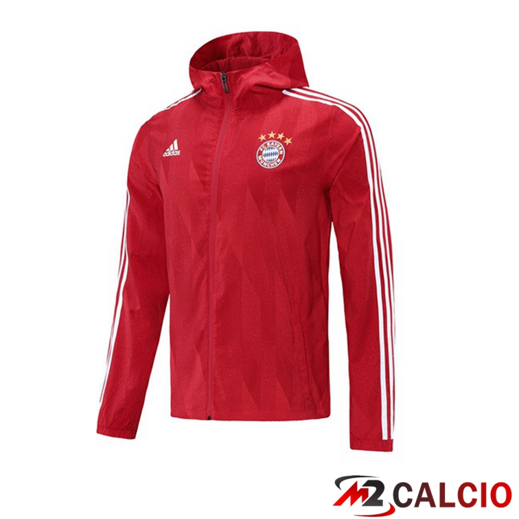 Giacca A Vento Bayern Monaco Rosso 2021/2022