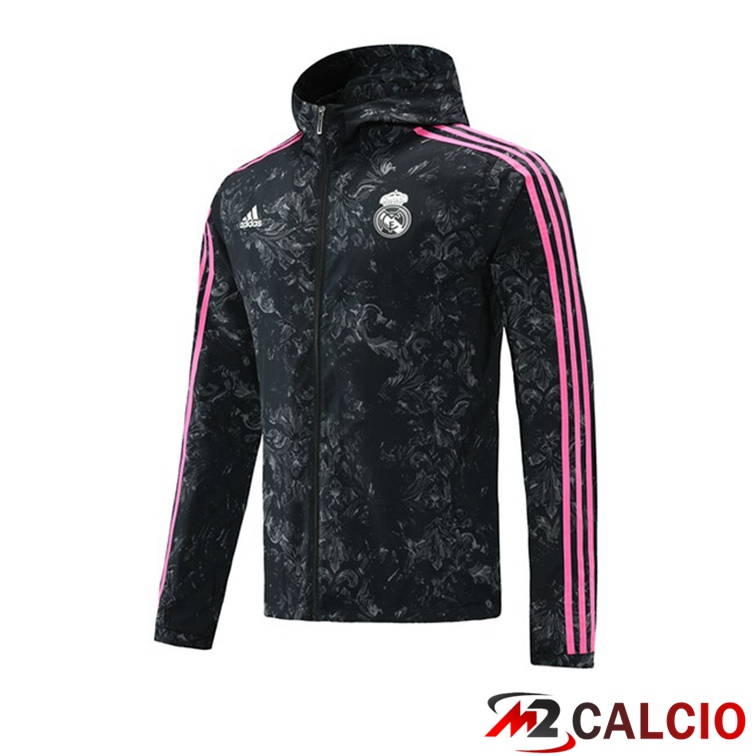 Giacca A Vento Real Madrid Nero 2021/2022