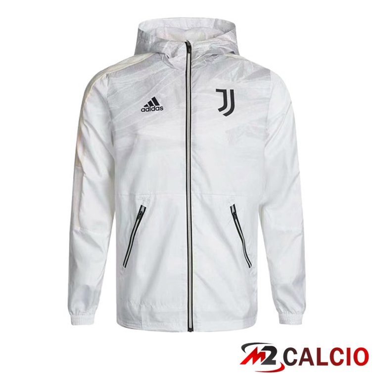 Giacca A Vento Juventus Bianco 2021/2022