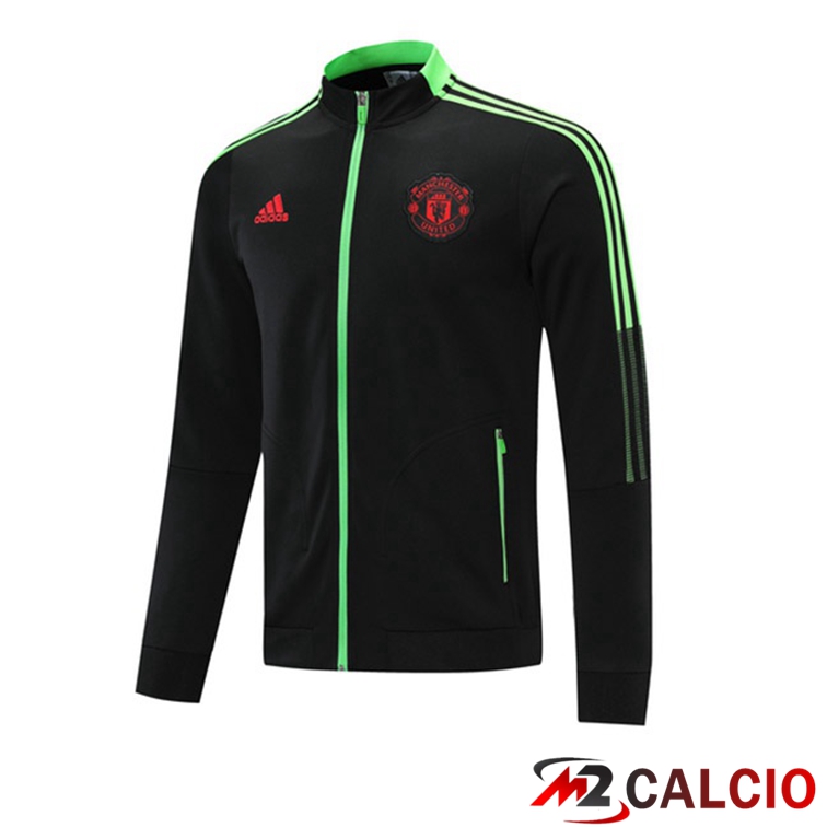 Giacca Calcio Manchester United Nero 2021/2022