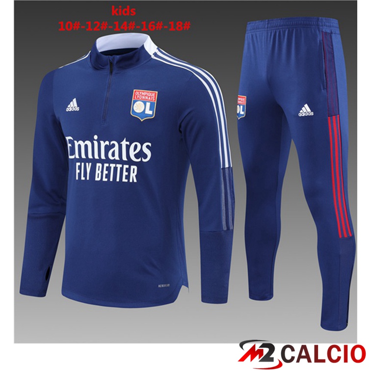 Tuta Calcio Bambino Lyon OL Blu 2021/2022