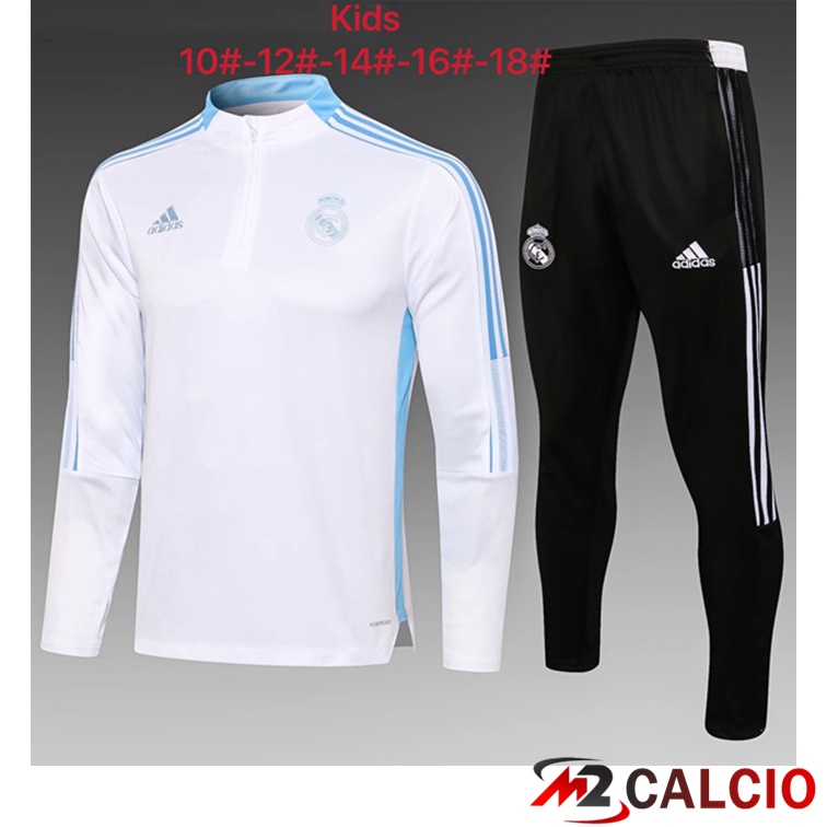 Tuta Calcio Bambino Real Madrid Bianco 2021/2022