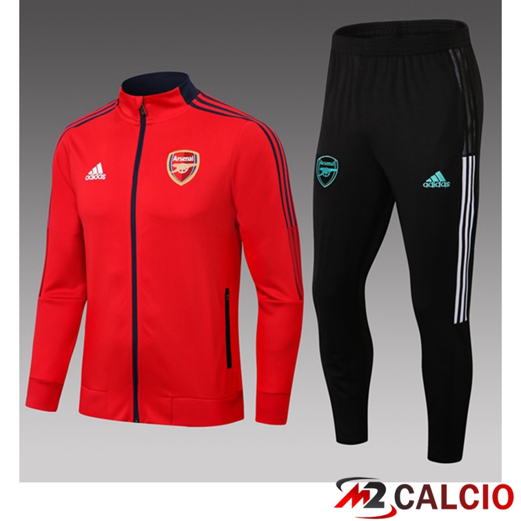 Tuta Calcio Bambino - Giacca FC Arsenal Rosso 2021/2022