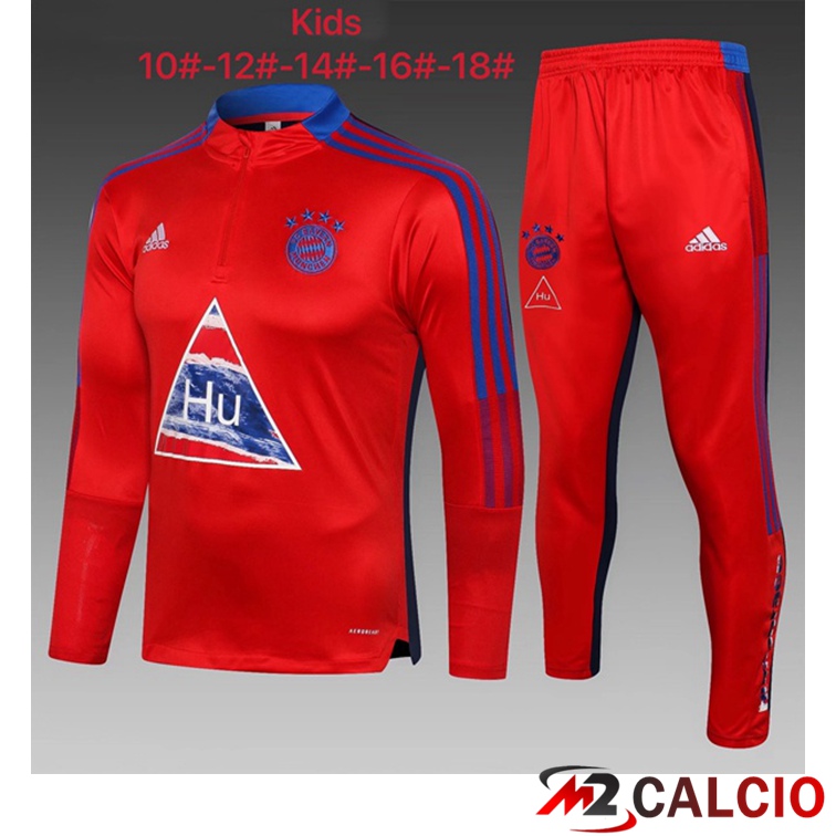 Tuta Calcio Bambino Bayern Monaco Rosso 2021/2022