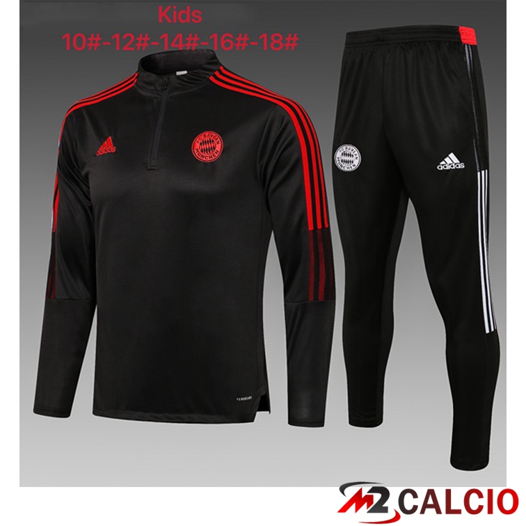 Tuta Calcio Bambino Bayern Monaco Nero 2021/2022