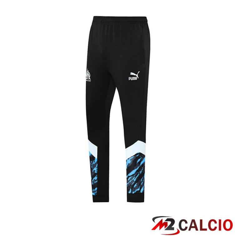 Pantaloni Da Training Marsiglia OM Nero Blu 2021/2022