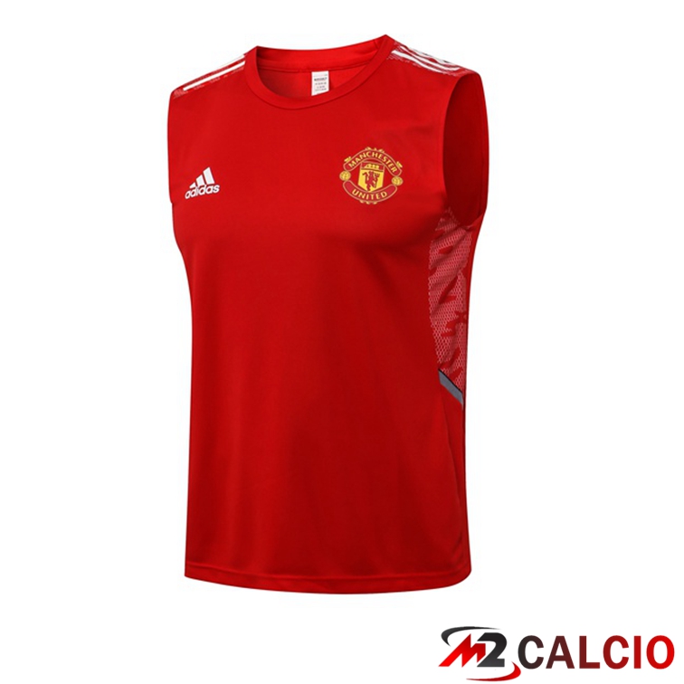 Canotta Calcio Manchester United Rosso 2021/2022
