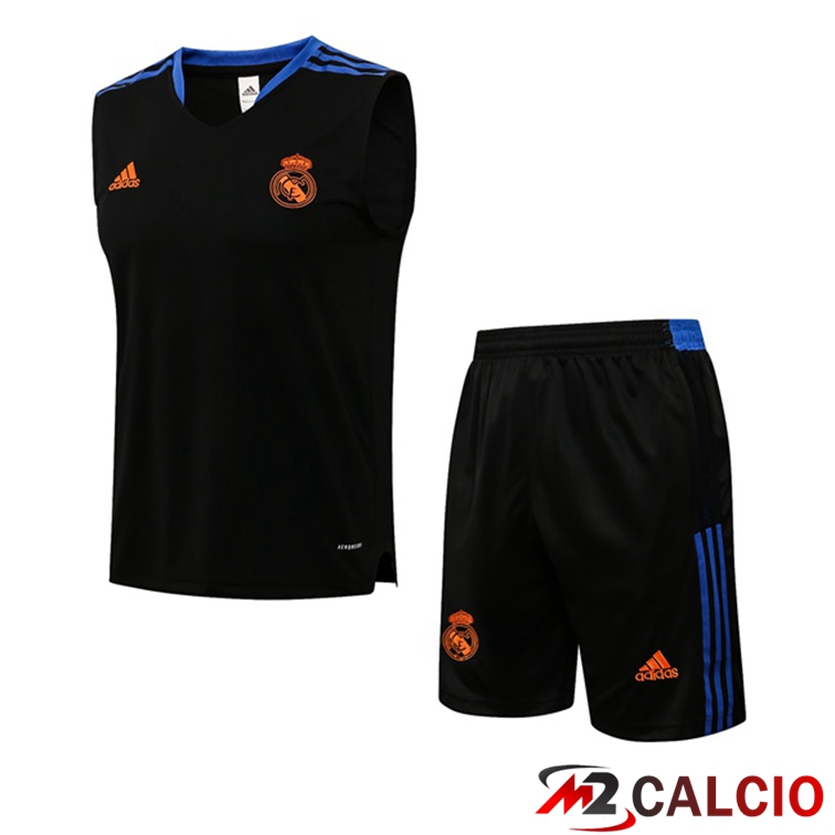 Canotta Calcio Real Madrid + Pantaloncini Nero 2021/2022