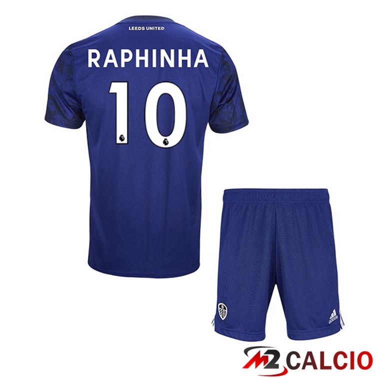 Maglia Leeds United (RAPHINHA 10) Bambino Seconda Blu 2021/22