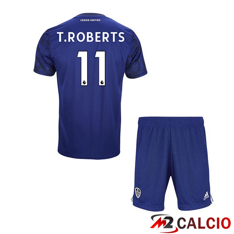 Maglia Leeds United (T.ROBERTS 11) Bambino Seconda Blu 2021/22