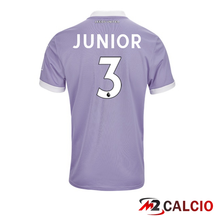 Maglia Leeds United (JUNIOR 3) Terza Viola 2021/22