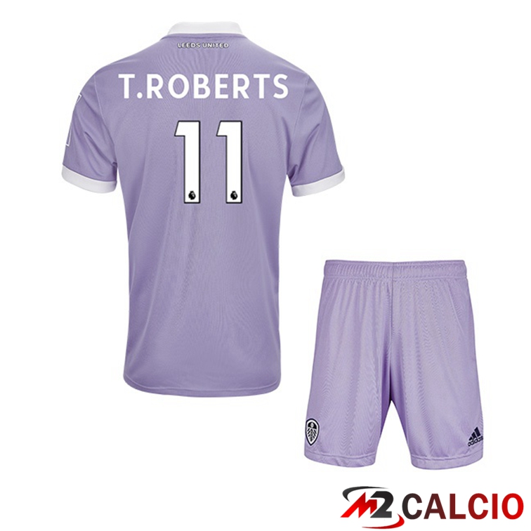 Maglia Leeds United (T.ROBERTS 11) Bambino Terza Viola 2021/22