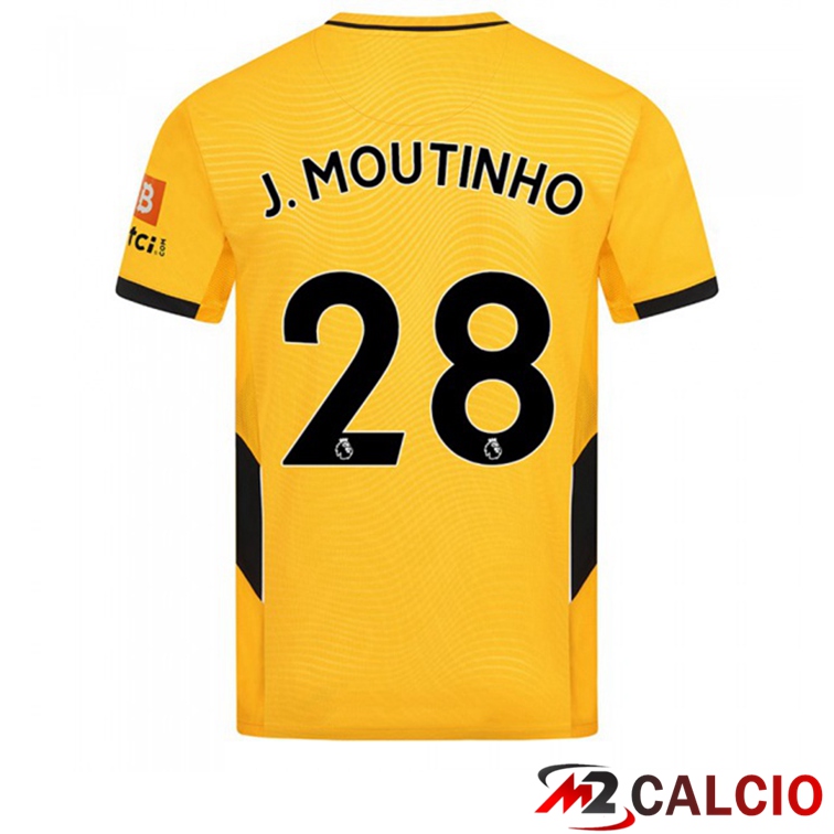 Maglia Wolverhampton (J. MOUTINHO 28) Prima Giallo 2021/22