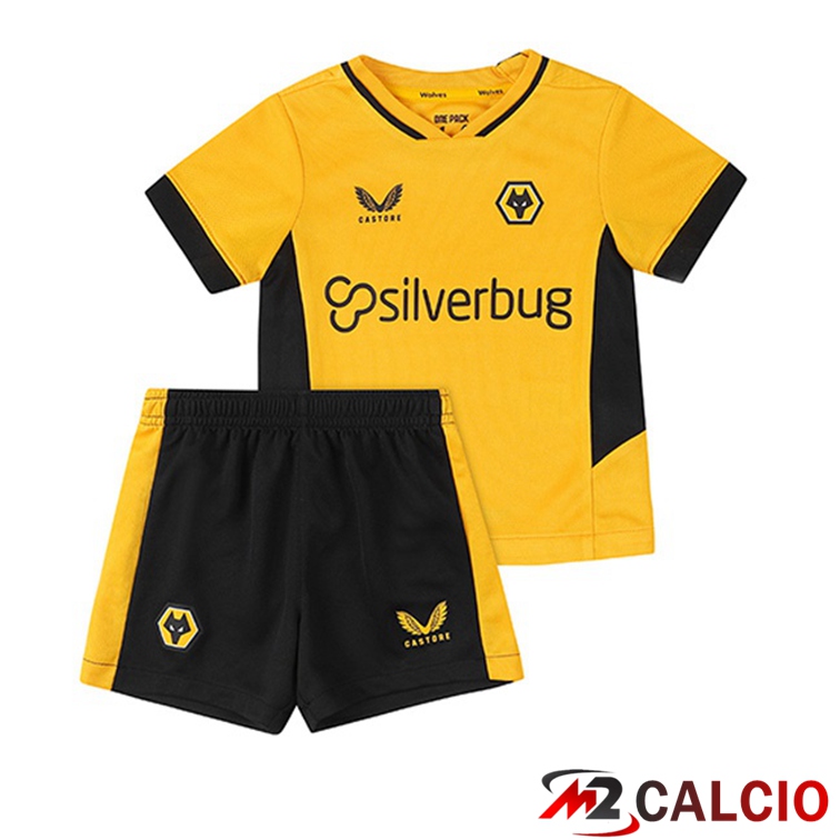 Maglia Wolverhampton Bambino Prima Giallo 2021/22