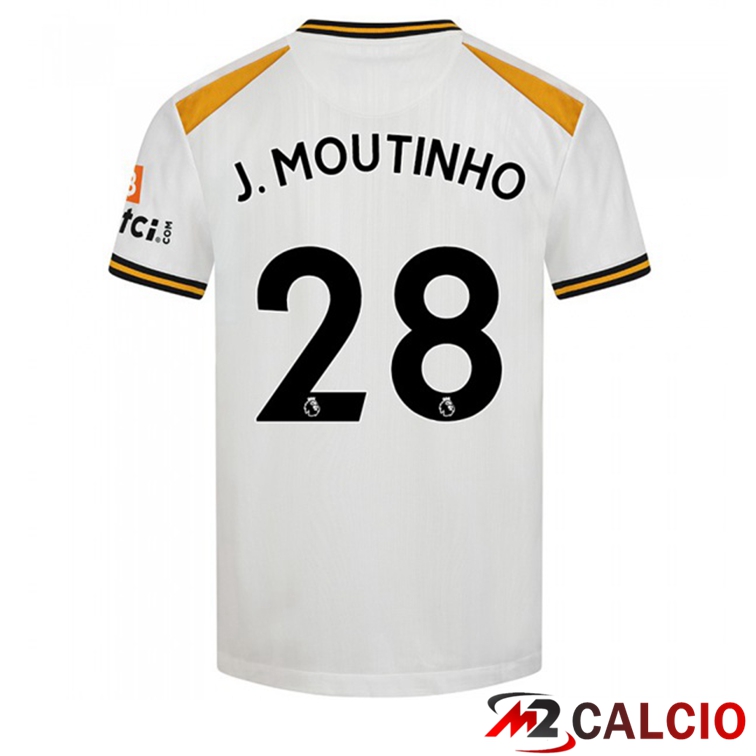 Maglia Wolverhampton (J. MOUTINHO 28) Terza Bianco 2021/22
