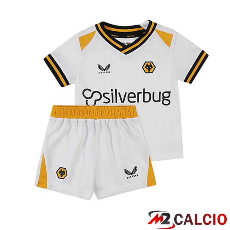 Maglia Wolverhampton Bambino Terza Bianco 2021/22