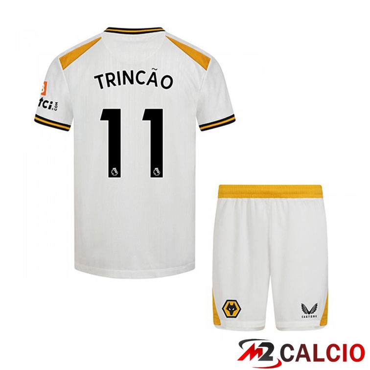 Maglia Wolverhampton (TRINCÃO 11) Bambino Terza Bianco 2021/22