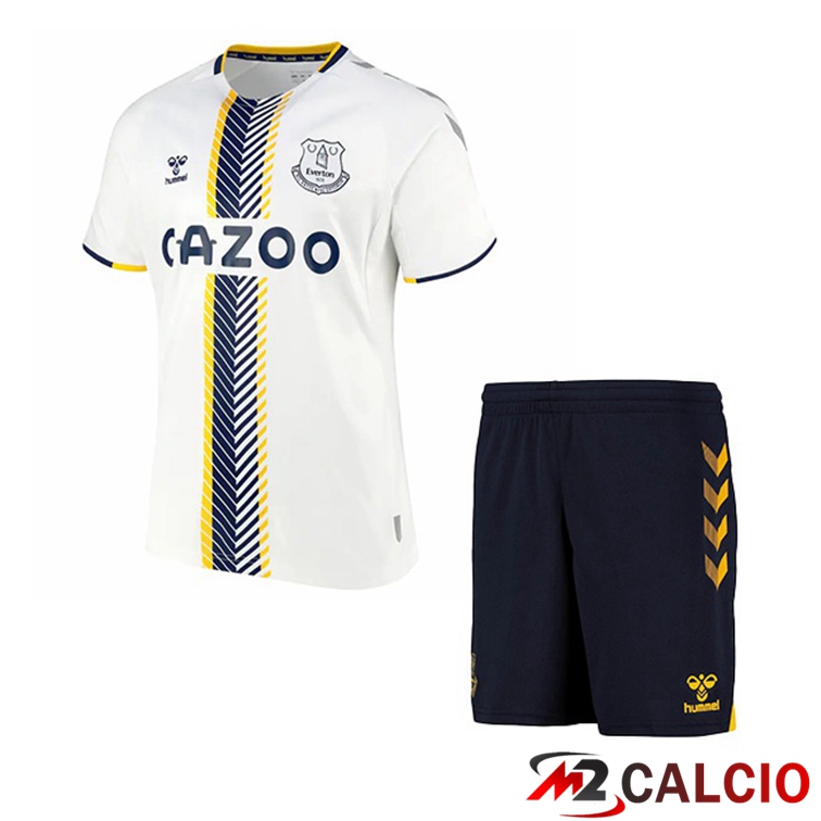 Maglia FC Everton Bambino Terza Bianco 2021/22