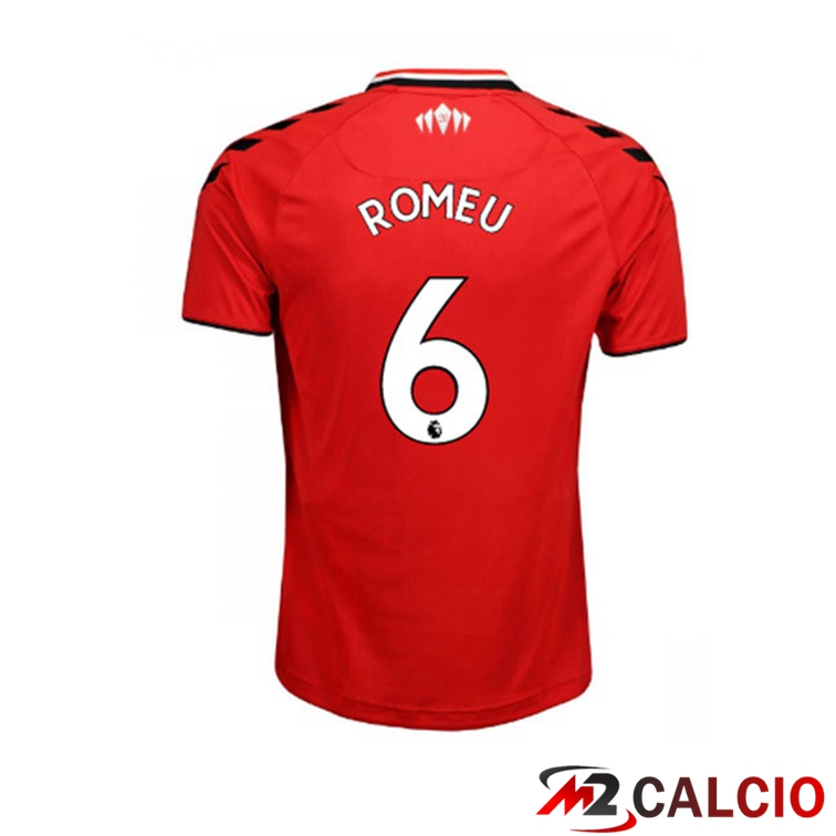 Maglia Southampton FC (ROMEU 6) Prima Rosso/Bianco 2021/22