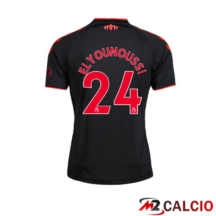 Maglia Southampton FC (ELYOUNOUSSI 24) Terza Nero 2021/22