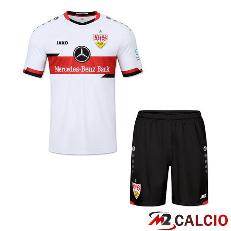Maglia VfB Stuttgart Bambino Prima Bianco 2021/22