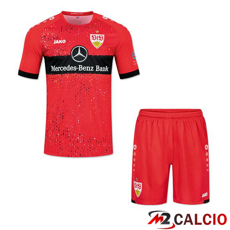 Maglia VfB Stuttgart Bambino Seconda Rosso 2021/22