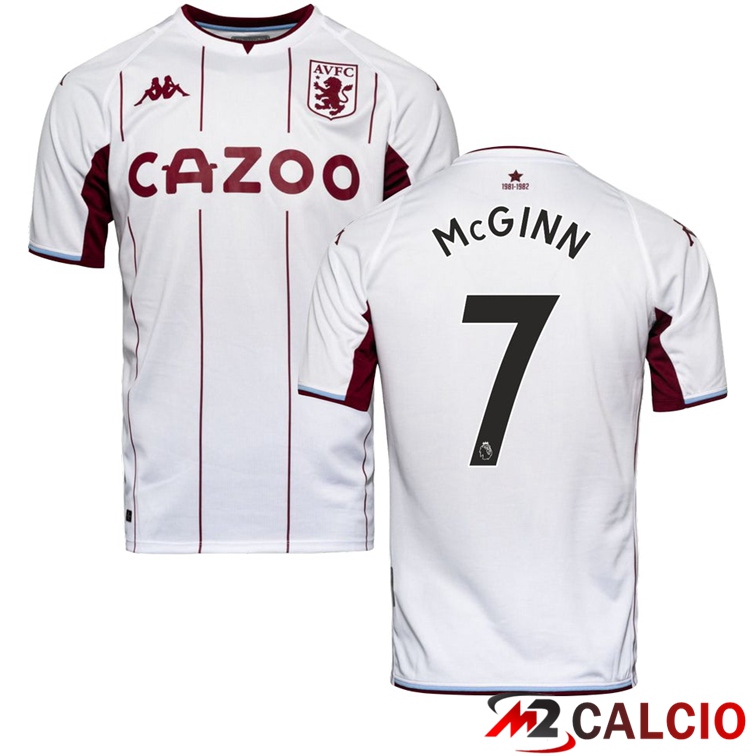 Maglia Aston Villa (McGINN 7) Seconda Bianco 2021/2022