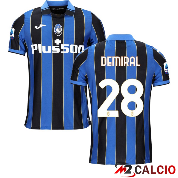 Maglia Atalanta（DEMIRAL 28）Prima Blu/Nero 2021/2022