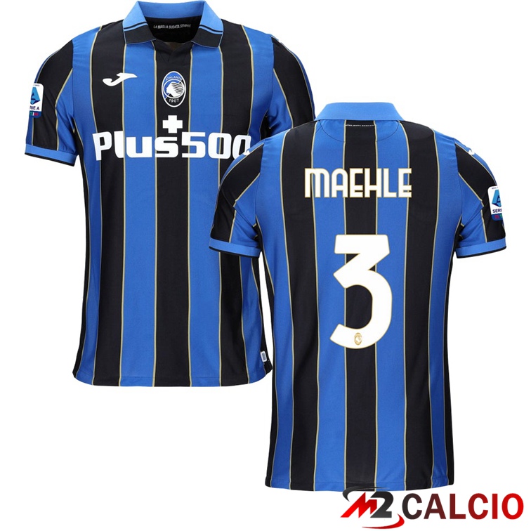 Maglia Atalanta（MAEHLE 3）Prima Blu/Nero 2021/2022