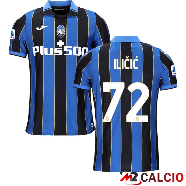 Maglia Atalanta（ILICIC 72）Prima Blu/Nero 2021/2022