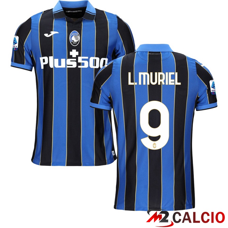 Maglia Atalanta（L.MURIEL 9）Prima Blu/Nero 2021/2022