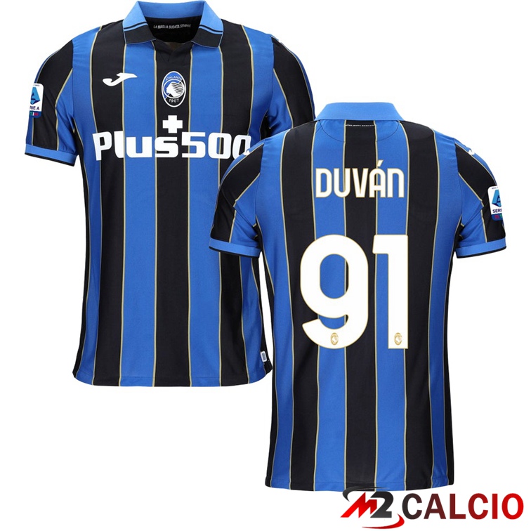 Maglia Atalanta（DUVAN 91）Prima Blu/Nero 2021/2022